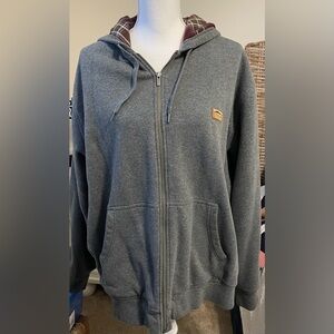 L.L. Bean Plaid Flannel Hoodie